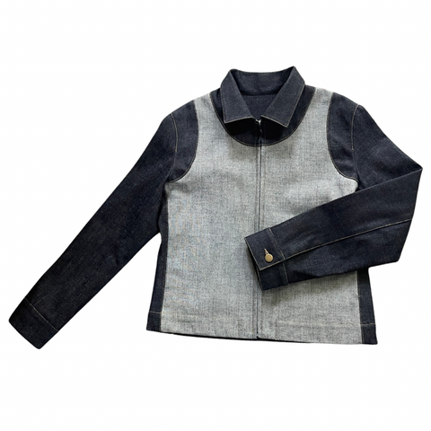 VESTED DENIM JACKET
