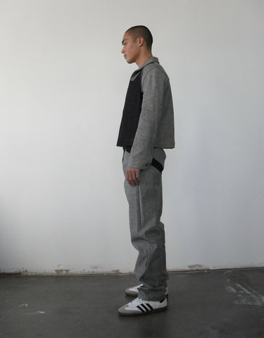 VESTED DENIM JACKET